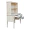 International Concepts Brooklyn Desk with Hutch 21 in D X 12 H, 30 W X Hardwood, Unfinished K-OF66-65H - alternate 2